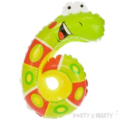 balon foliowy cyfra 6 waz arpex 18 shp