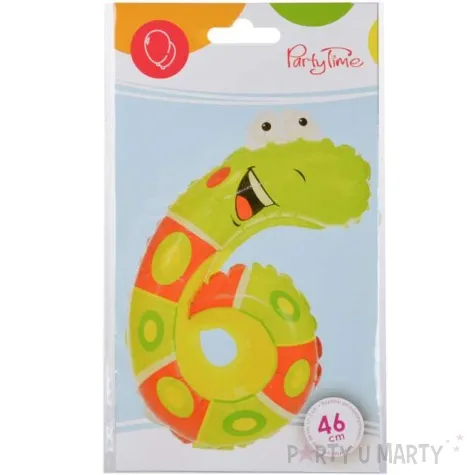 balon foliowy cyfra 6 waz arpex 18 shp