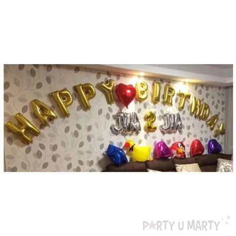 balon foliowy cyfra 6 zloty oem 16 dgt