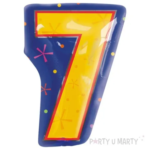 balon foliowy cyfra 7 amscan 18 shp