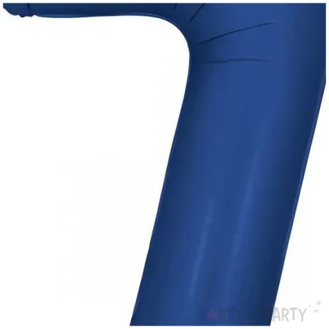 balon foliowy cyfra 7 dekoracja na urodziny granatowy matowy 34 dgt