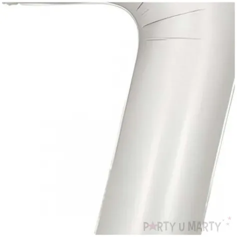 balon foliowy cyfra 7 dekoracja na urodziny srebrny matowy 34 dgt