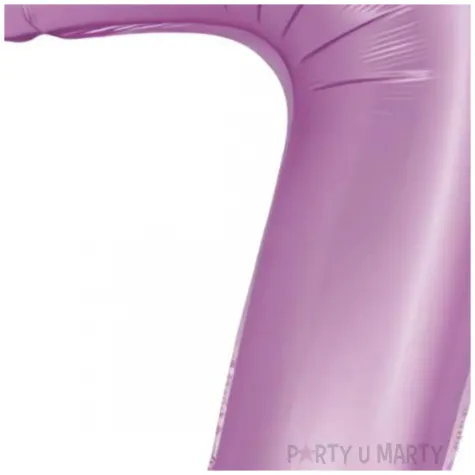 balon foliowy cyfra 7 lawendowy matowy godan 30 dgt