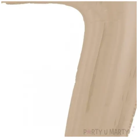 balon foliowy cyfra 7 matowy latte godan 36 dgt