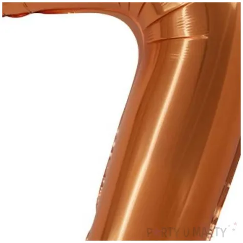 balon foliowy cyfra 7 miedziany godan 30 dgt