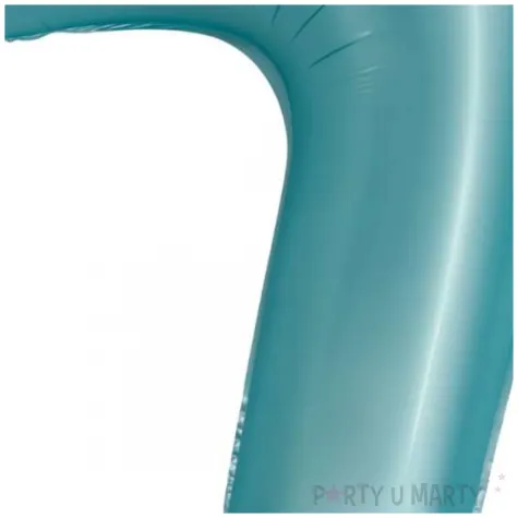 balon foliowy cyfra 7 niebieski matowy godan 30 dgt