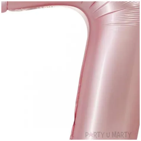 balon foliowy cyfra 7 rozowy matowy godan 30 dgt