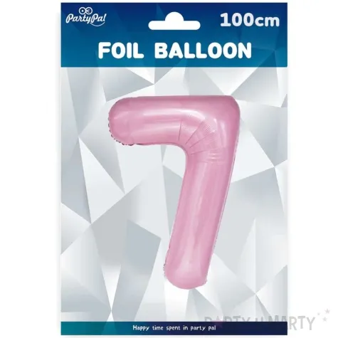 balon foliowy cyfra 7 rozowy partypal 39 dgt
