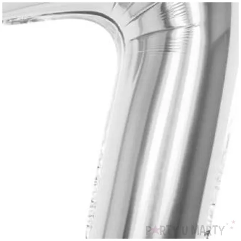 balon foliowy cyfra 7 srebrny boland 34 dgt