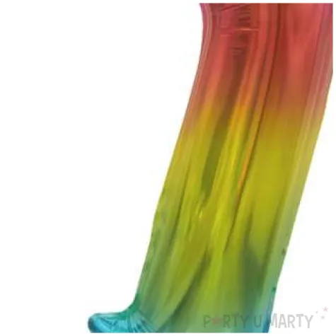 balon foliowy cyfra 7 stojaca teczowy godan 15 dgt