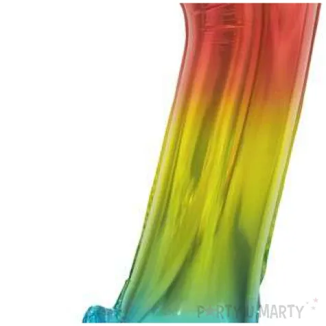 balon foliowy cyfra 7 stojaca teczowy godan 29 dgt