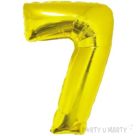balon foliowy cyfra 7 zloty godan 34 dgt