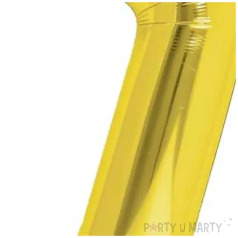 balon foliowy cyfra 7 zloty partypal 16 dgt