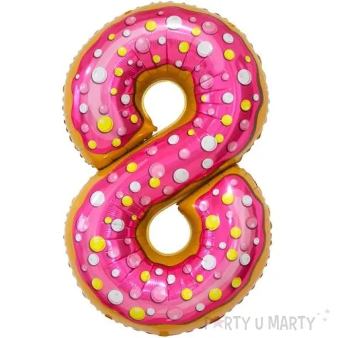 balon foliowy cyfra 8 ciasteczko godan 31 dgt