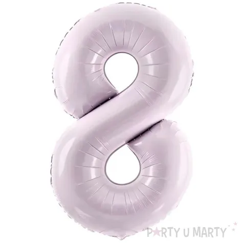 balon foliowy cyfra 8 fioletowy partydeco 34 dgt