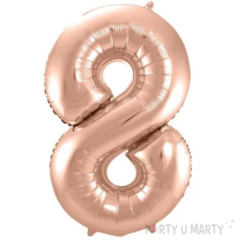 balon foliowy cyfra 8 szampanski folat 34 dgt