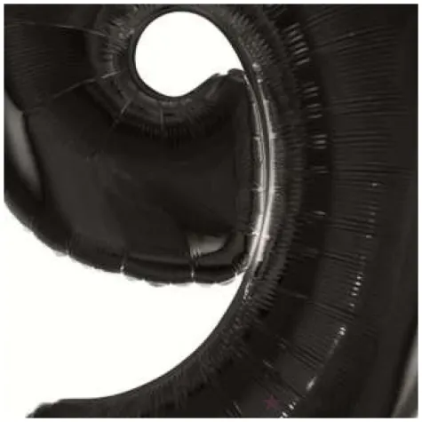 balon foliowy cyfra 9 beauty and charm czarny godan 36 dgt