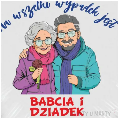 balon foliowy dekoracja na dzien babci i dziadka na wszelki wypadek serce bialy 18