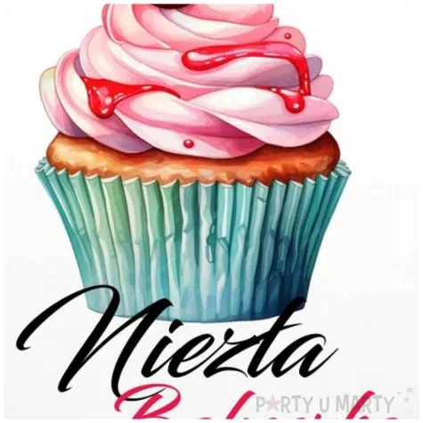 balon foliowy dekoracja na dzien kobiet niezla babeczka bialy 18 rnd