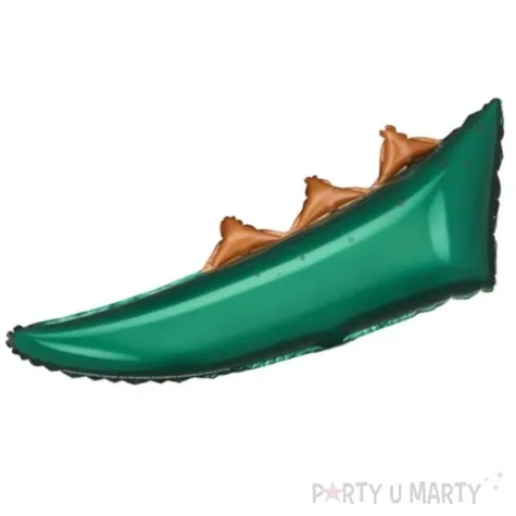 balon foliowy dino fun ogon dinozaura zielony partydeco 31 shp