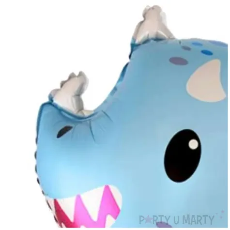 balon foliowy dinozaur baby triceratops niebieski flexmetal 14 shp