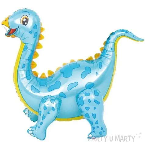 balon foliowy dinozaur blekitny partypal 35 shp