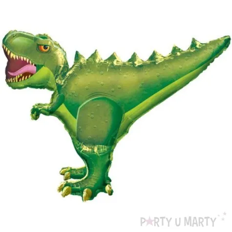 balon foliowy dinozaur t rex 3d zielony amscan 36 shp