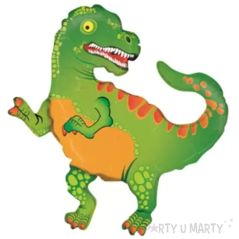 balon foliowy dinozaur zielony betallic 14 shp