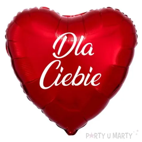balon foliowy dla ciebie czerwony 18 hrt