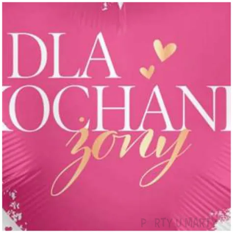 balon foliowy dla kochanej zony serce roz premioloon 17 hrt