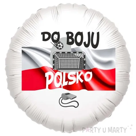 balon foliowy do boju polsko bialy 18 rnd