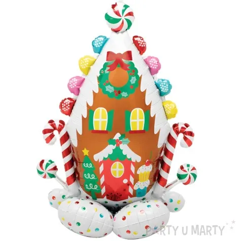 balon foliowy domek z piernika amscan 51 shp