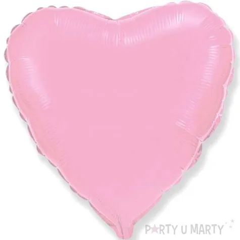 balon foliowy duze serce rozowy flexmetal 32 hrt
