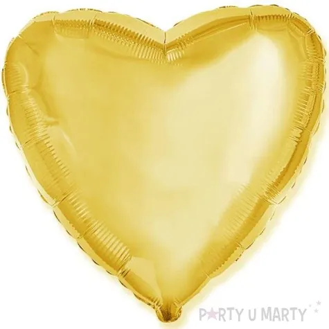 balon foliowy duze serce zloty flexmetal 32 hrt