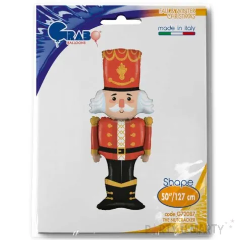 balon foliowy dziadek do orzechow czerwony grabo 50 shp
