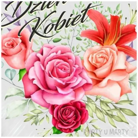 balon foliowy dzien kobiet bialy 18 hrt