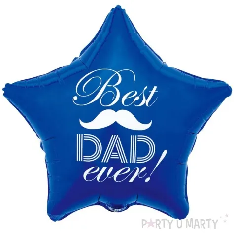 balon foliowy dzien ojca best dad ever niebieski godan 19 str