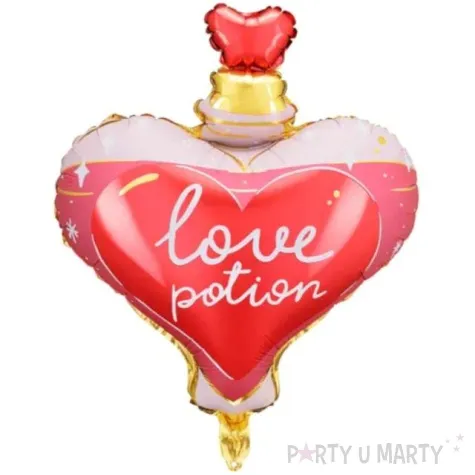 balon foliowy eliksir milosci czerwony partydeco 21 shp