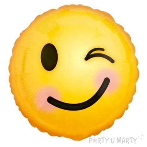 balon foliowy emotikon oczko zolty amscan 17 rnd