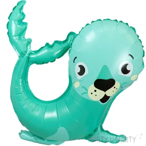 balon foliowy foka zoo turkusowy 16 shp