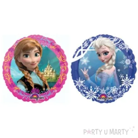 balon foliowy frozen amscan 9 rnd