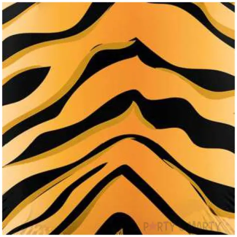 balon foliowy futro paski tygrysa amscan 18 rnd