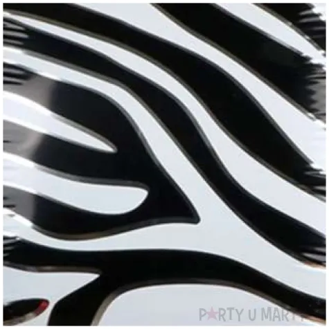 balon foliowy futro paski zebry partypal 22 orb