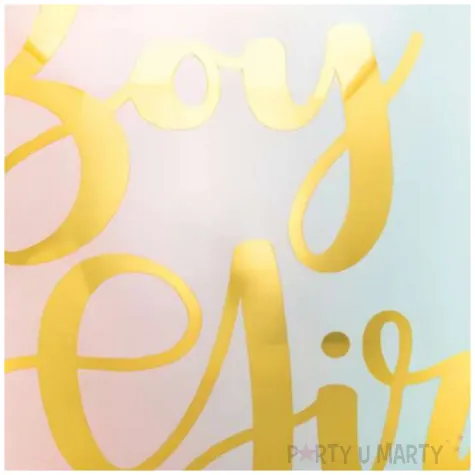 balon foliowy gender reveal boy or girl ombre partydeco 18 rnd