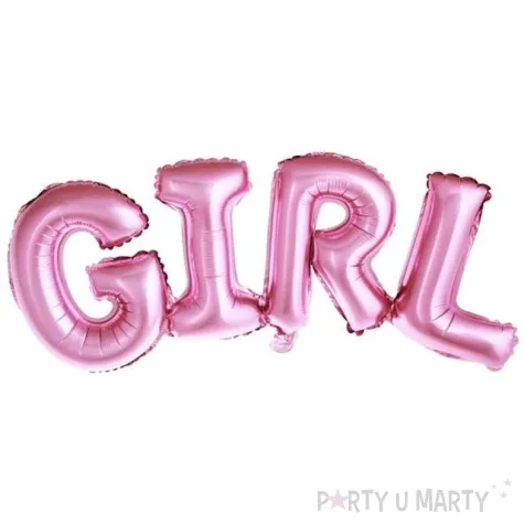balon foliowy girl rozowy jasny partydeco 29 shp