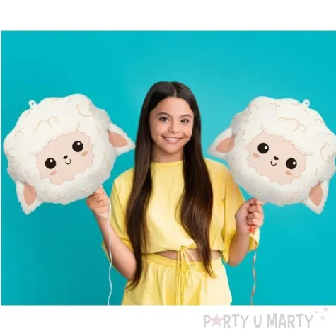 balon foliowy glowa owcy bialy godan 17 shp