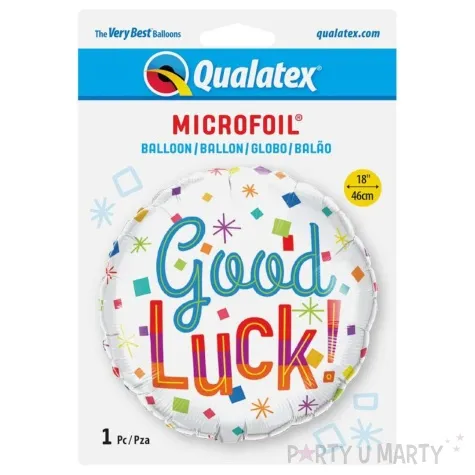 balon foliowy good luck qualatex 18 rnd