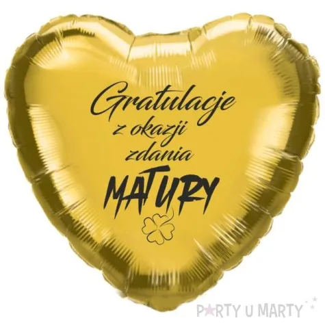 balon foliowy gratulacje z okazji zdania matury zloty 18 hrt