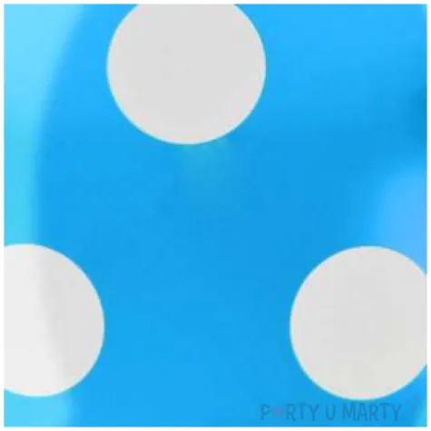 balon foliowy grochy niebieski arpex 18 rnd