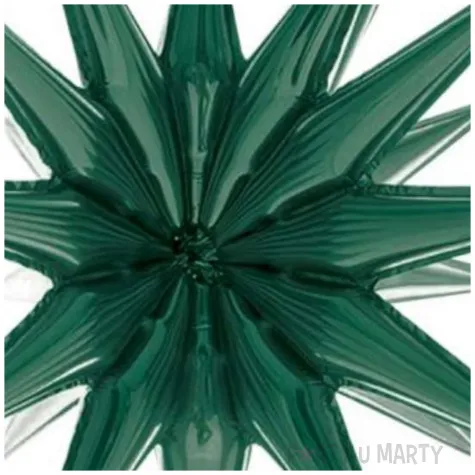 balon foliowy gwiazda 3d zielony butelkowy godan 20 str